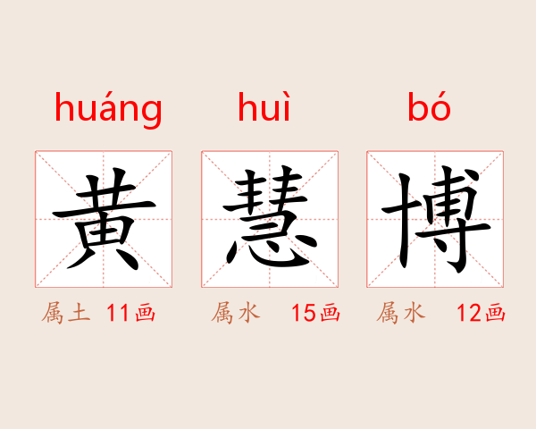 黄慧博