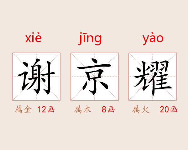 谢京耀