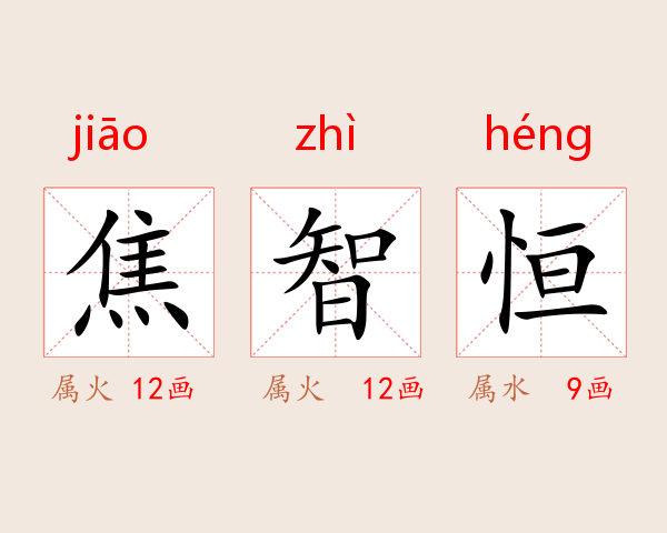 焦智恒