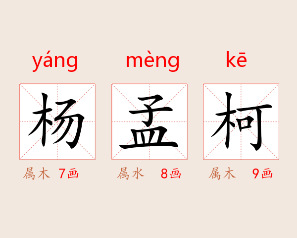 杨孟柯