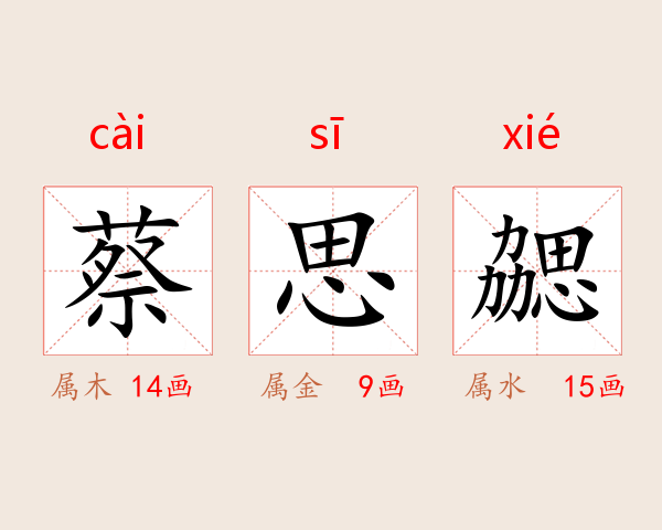 蔡思勰