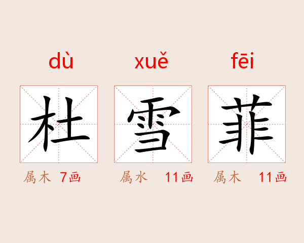 杜雪菲