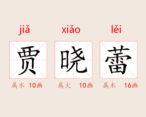 贾晓蕾