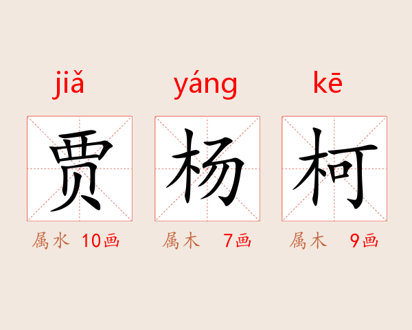 贾杨柯