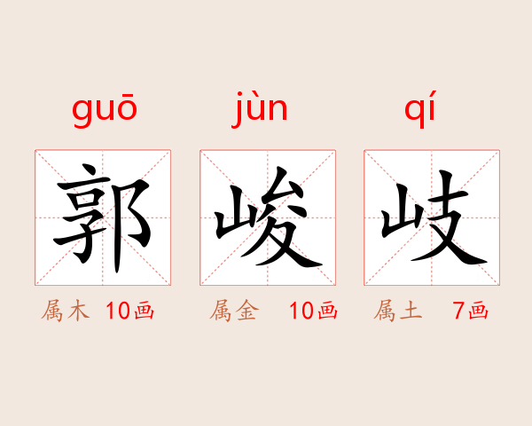 郭峻岐