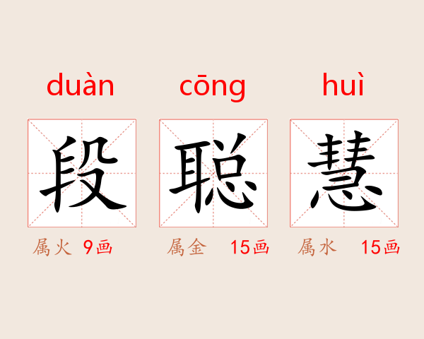 段聪慧