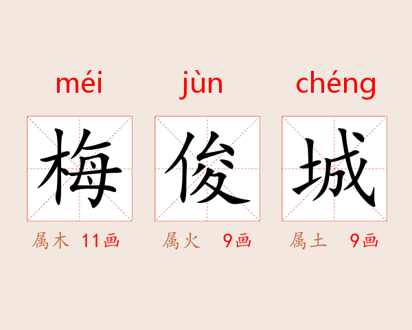 梅俊城