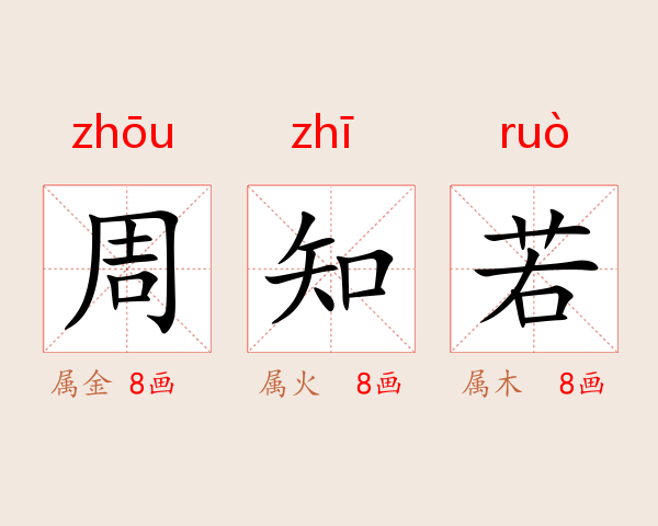 周知若