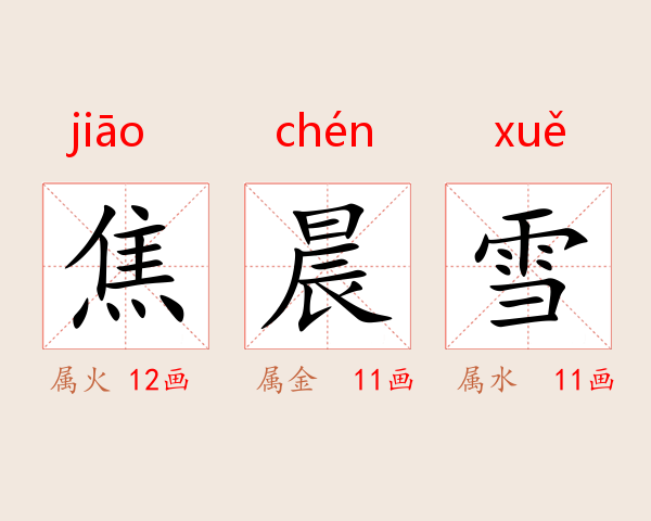 焦晨雪