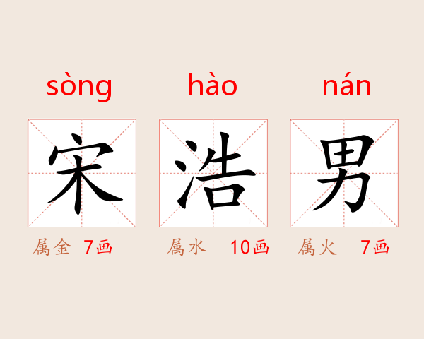 宋浩男