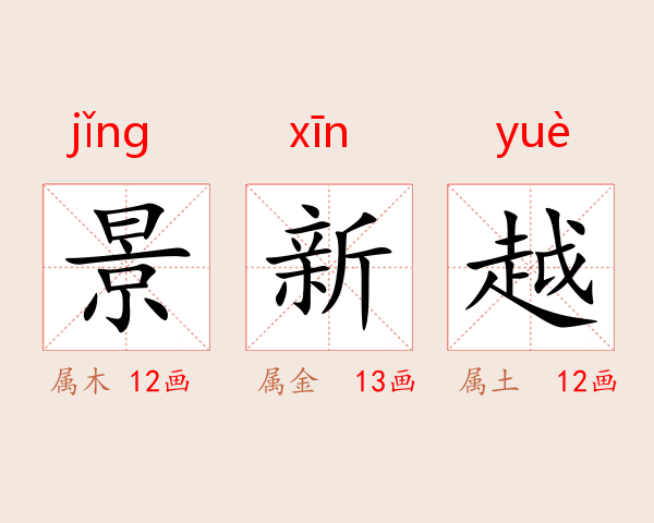 景新越