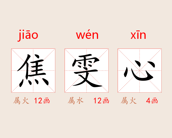 焦雯心
