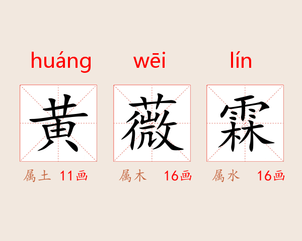 黄薇霖