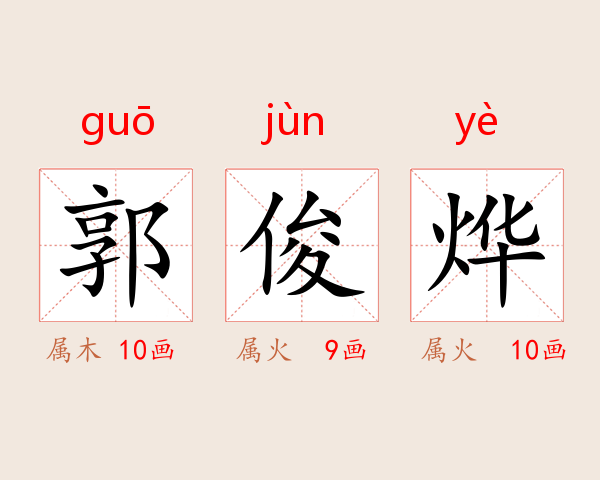 郭俊烨