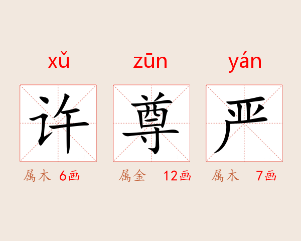 许尊严
