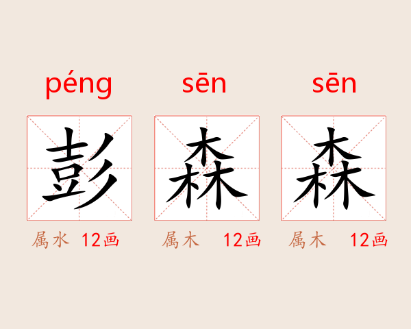 彭森森