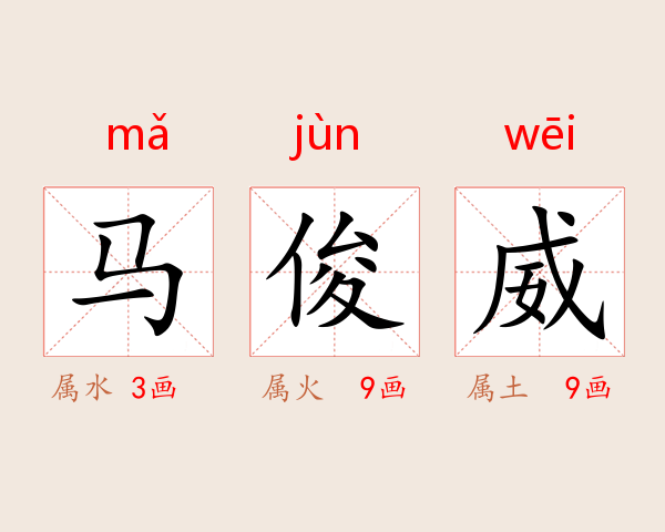 马俊威