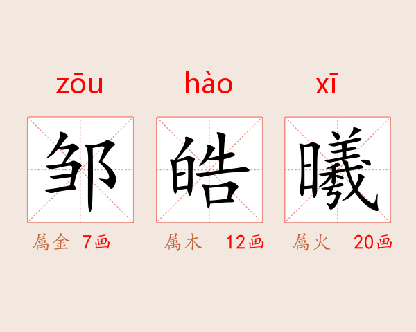 邹皓曦