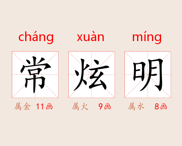 常炫明