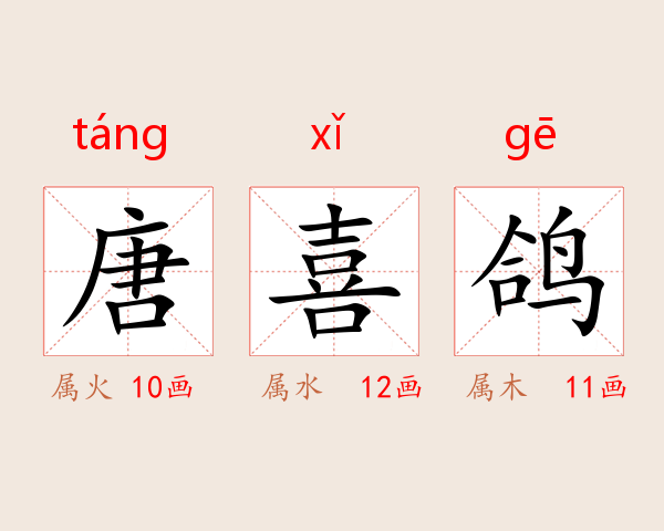 唐喜鸽