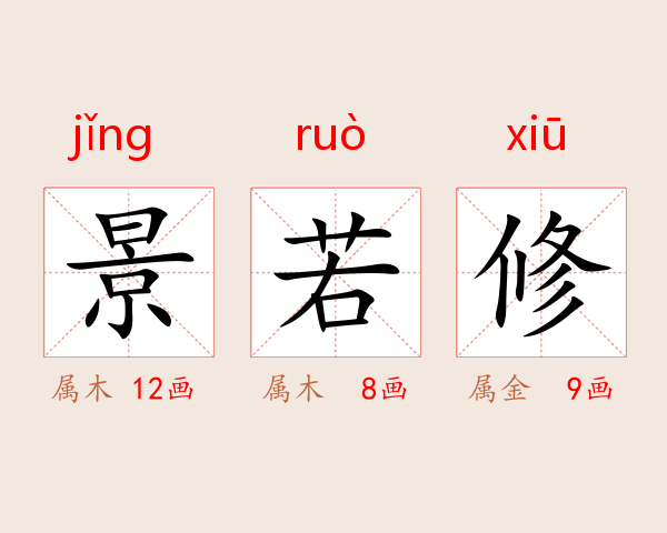 景若修