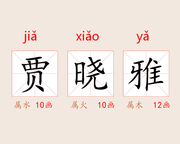 贾晓雅