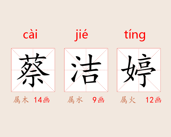 蔡洁婷