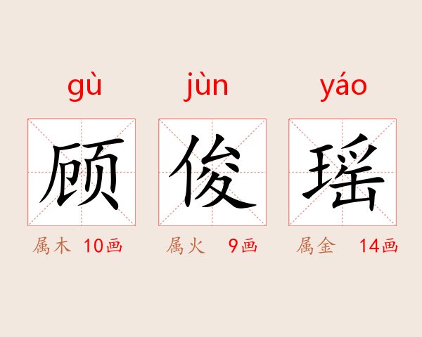 顾俊瑶
