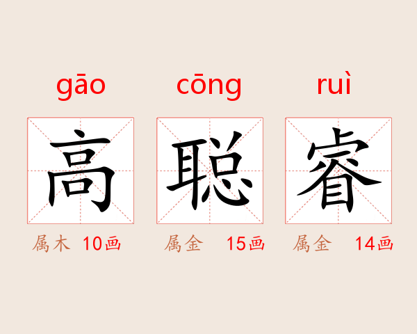 高聪睿
