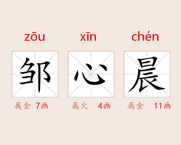 邹心晨