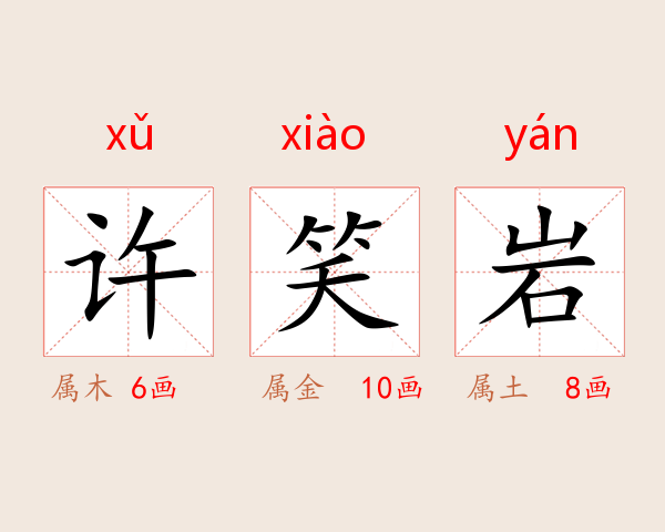 许笑岩