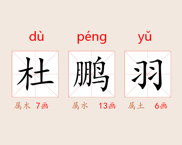 杜鹏羽