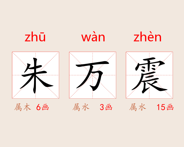 朱万震