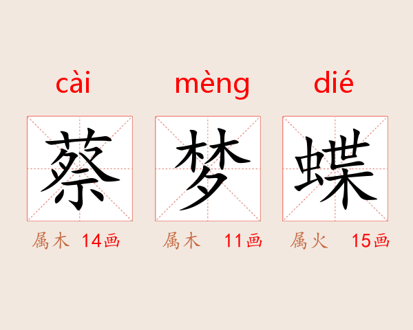 蔡梦蝶