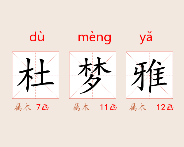 杜梦雅