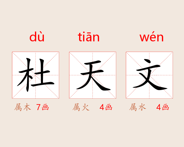 杜天文