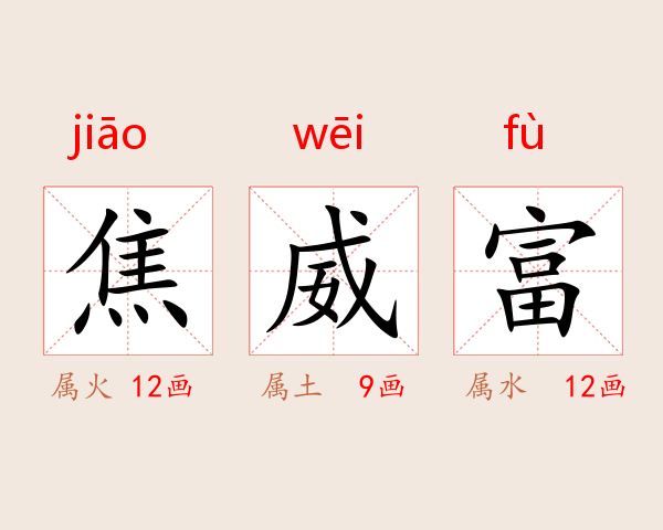 焦威富