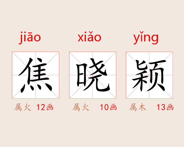 焦晓颖