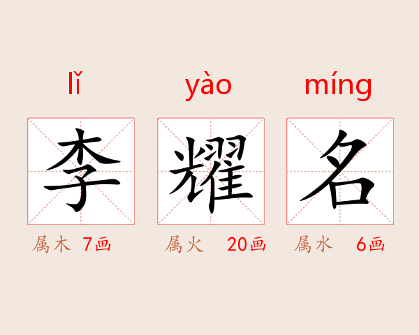 李耀名