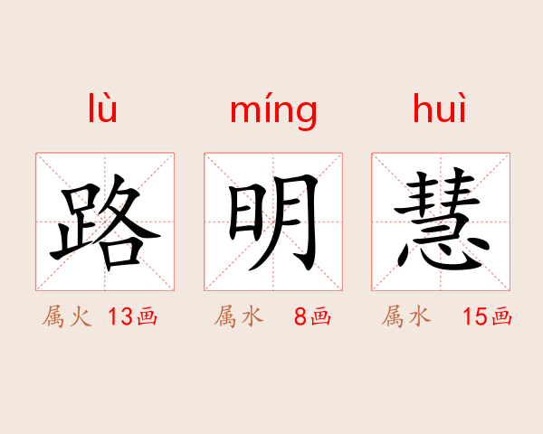路明慧