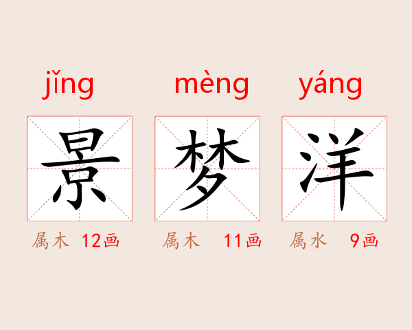 景梦洋