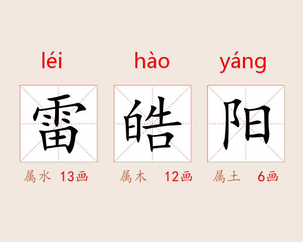 雷皓阳