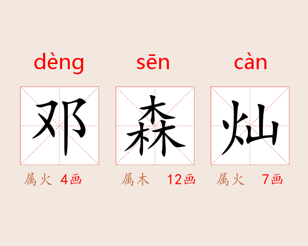 邓森灿