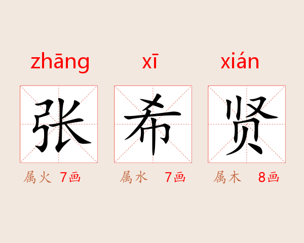 张希贤