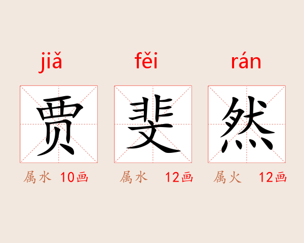 贾斐然
