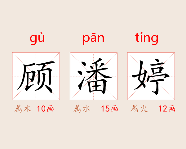 顾潘婷