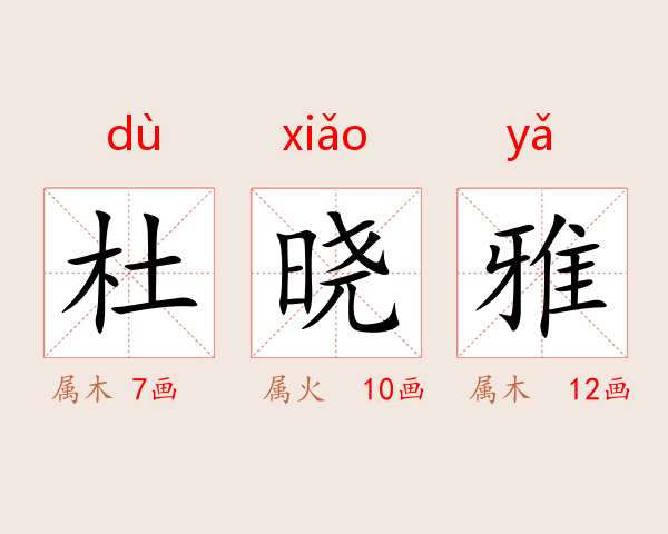 杜晓雅
