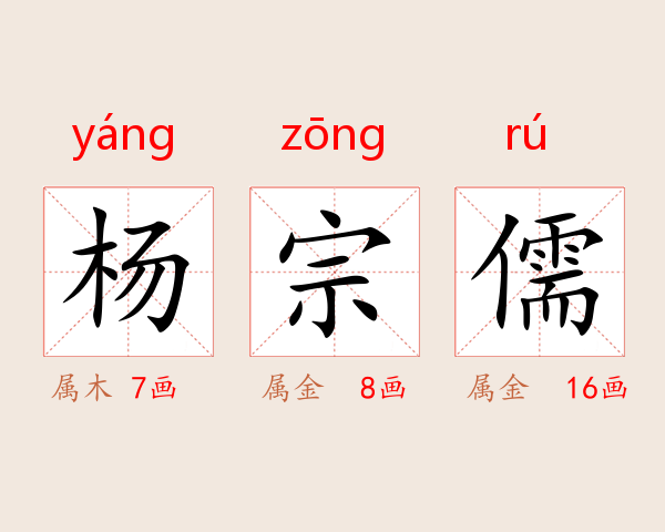 杨宗儒