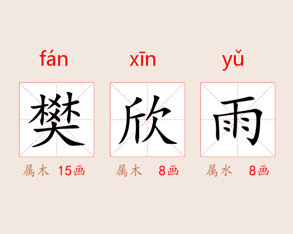樊欣雨