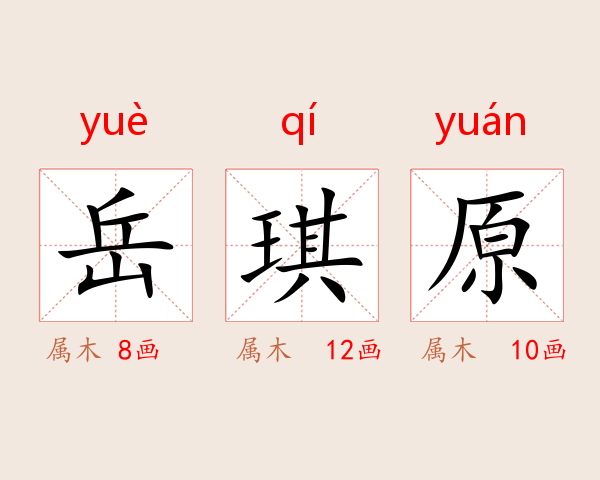岳琪原